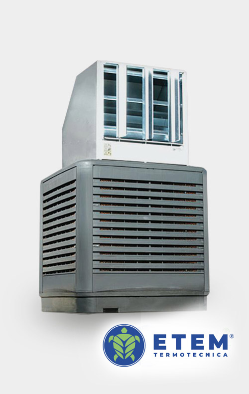 Raffrescatore industriale - ETEM Termotecnica produce raffrescatori industriali, raffrescatori d'aria, raffrescatori per capannoni, raffrescamento industriale