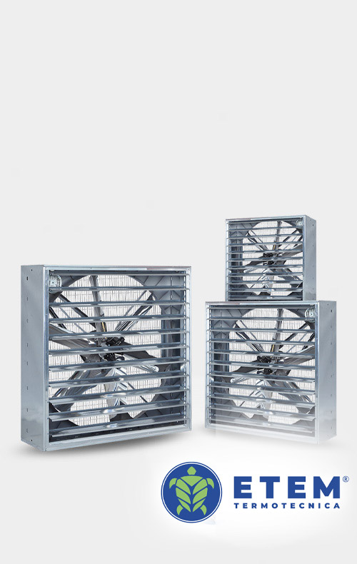 Ventilatori/Estrattori - ETEM Termotecnica produce raffrescatori, ventilatori/estrattori d' aria