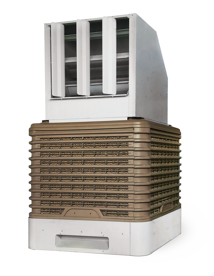 I raffrescatori evaporativi permettono il circolo dell’aria sanificandola prima di ri-immetterla nell’ambiente